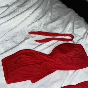 J. Crew Red Bikini Medium Top Small Bottom